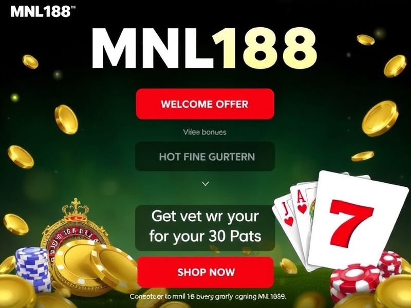 Welcome to mnl168.com, Malaysia's leading online gambling platform. Explore top-rated casino games, sports betting options, and exclusive promotions for unforgettable gaming experiences.